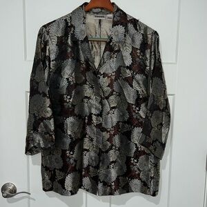 Vintage Chico’s Design Silk Blend Blouse
Sz 3/L